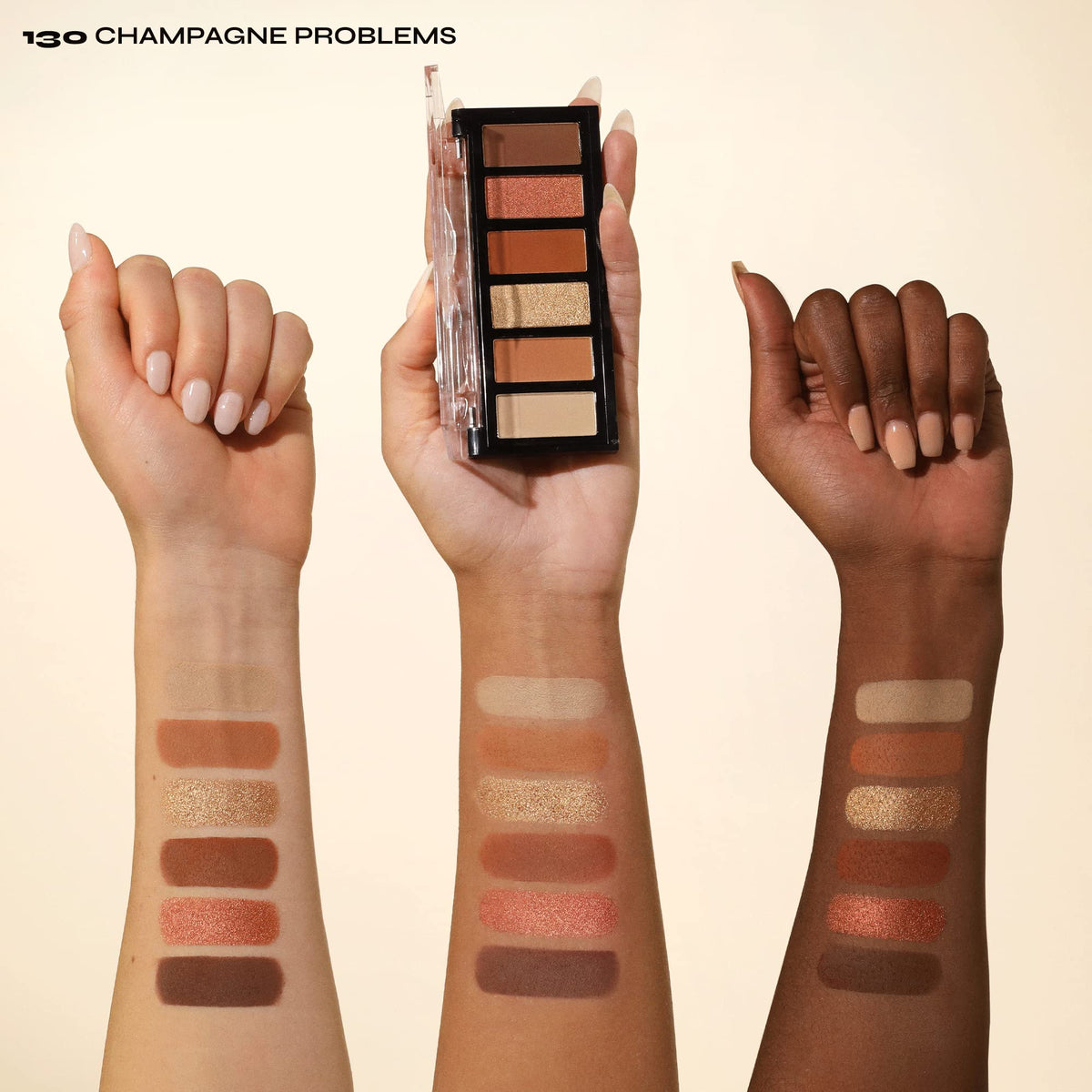 Milani Gilded Mini Eyeshadow Palette Makeup - Champagne Problems