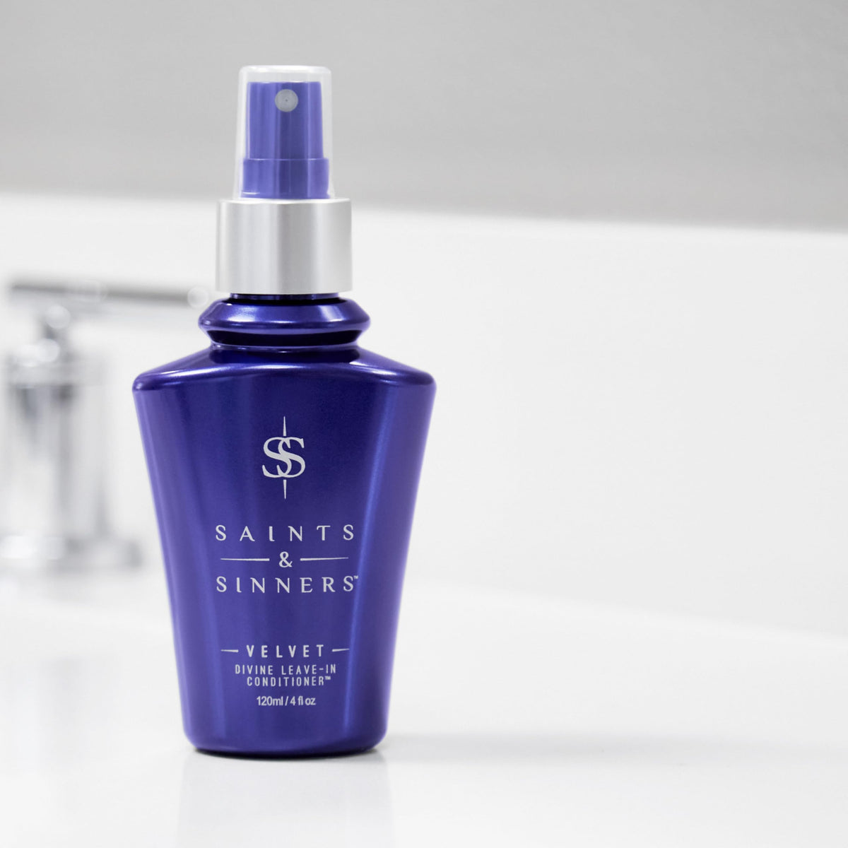 Saints & Sinners Velvet Divine Leave-In Moisturizing Conditioner Hair Detangler Spray for ALL TYPES. Helps Dry Dull Frizzy Coarse Tangled Thermally Beauty & Personal Care Saints & Sinners