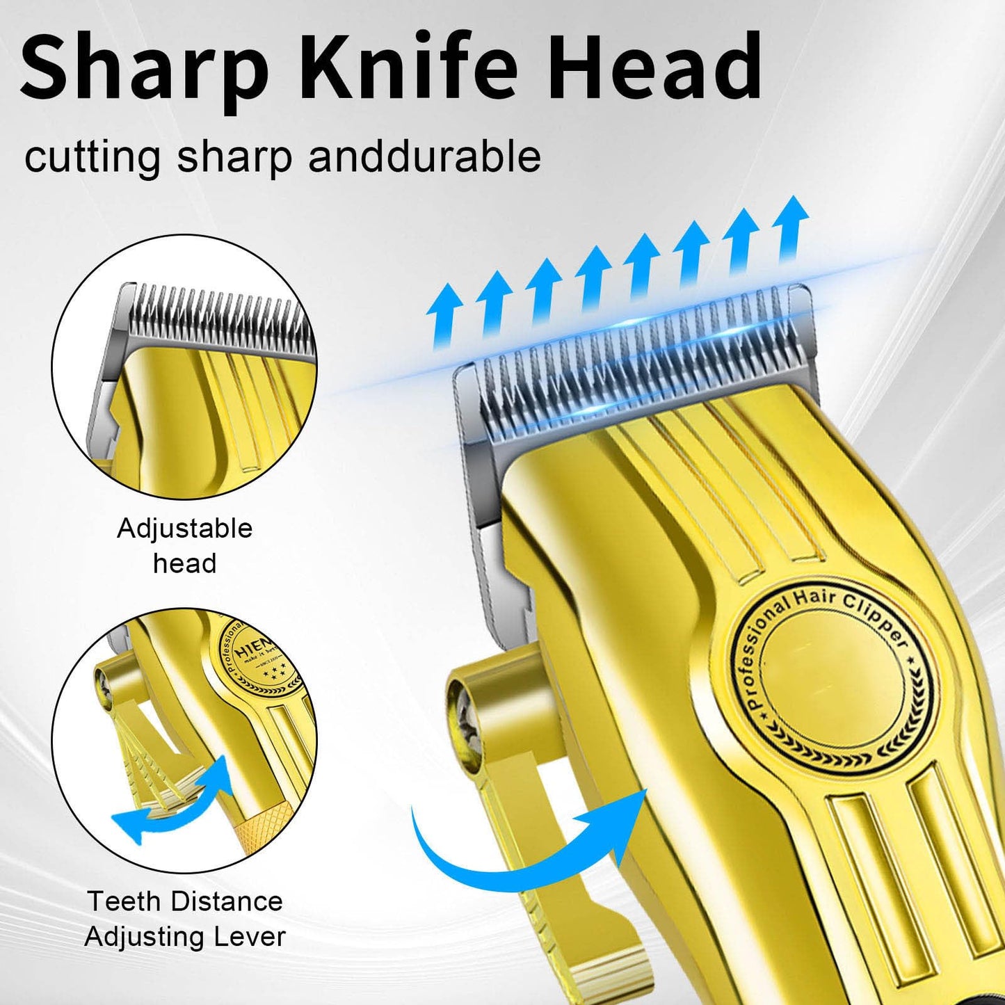 QDKVTNDJZ Hair Clippers for Men Professional, Electric Oil Head Haircutting Carving,Cordless Hair Hair Trimmer with 8 Guide Combs and LED Display Beauty and Personal Care QDKVTNDJZ
