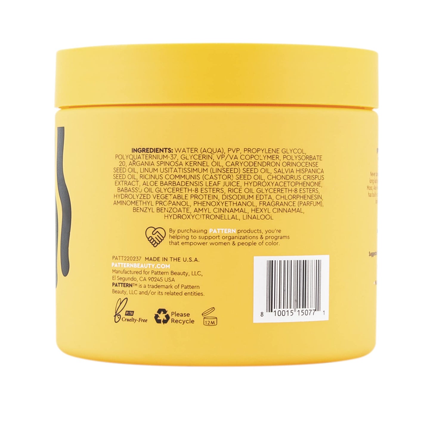 PATTERN Beauty by Tracee Ellis Ross Strong Hold Hair Gel, firm Hold w Sea Moss for Curly Hair 3a-4c Beauty & Personal Care PATTERN