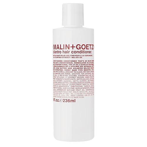 MALIN+GOETZ cilantro conditioner —residue-free, lightweight scalp treatment. conditions, detangles, balances pH, intensely hydrates. tames frizz Beauty & Personal Care Malin + Goetz