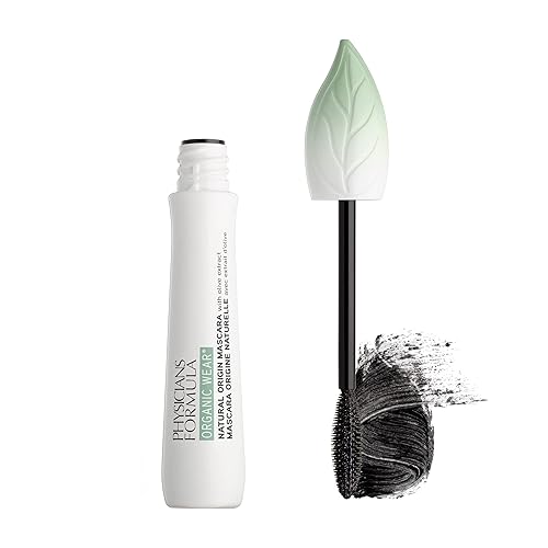 Physicians Formula Organic Wear Lash-Boosting All Natural Mascara, Lifts, Lengthens, For Sensitive Eyes, Dermatologist Tested - Natural Origin Black Beauty & Personal Care Physicians Formula
