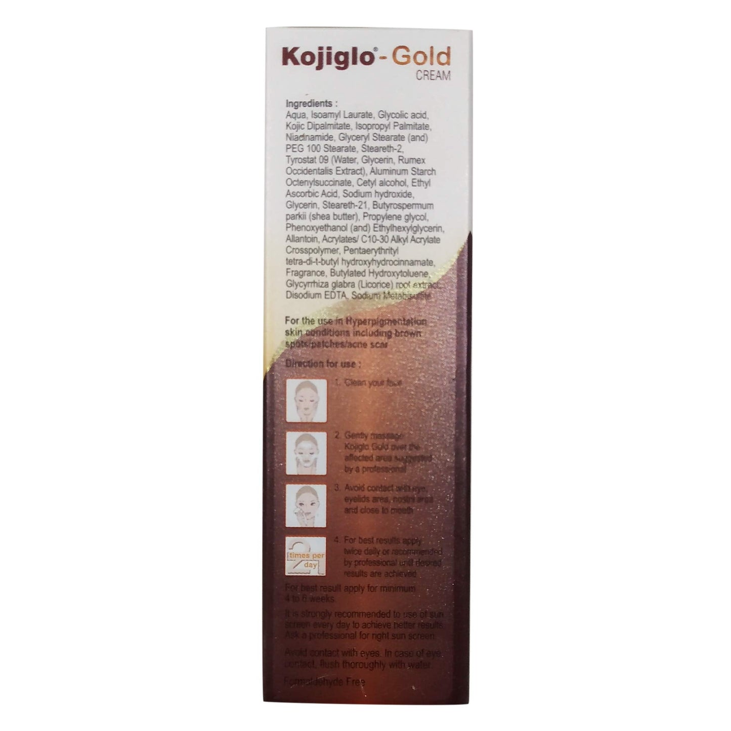 Kojiglo Gold Cream 20G Beauty & Personal Care Dermaindia