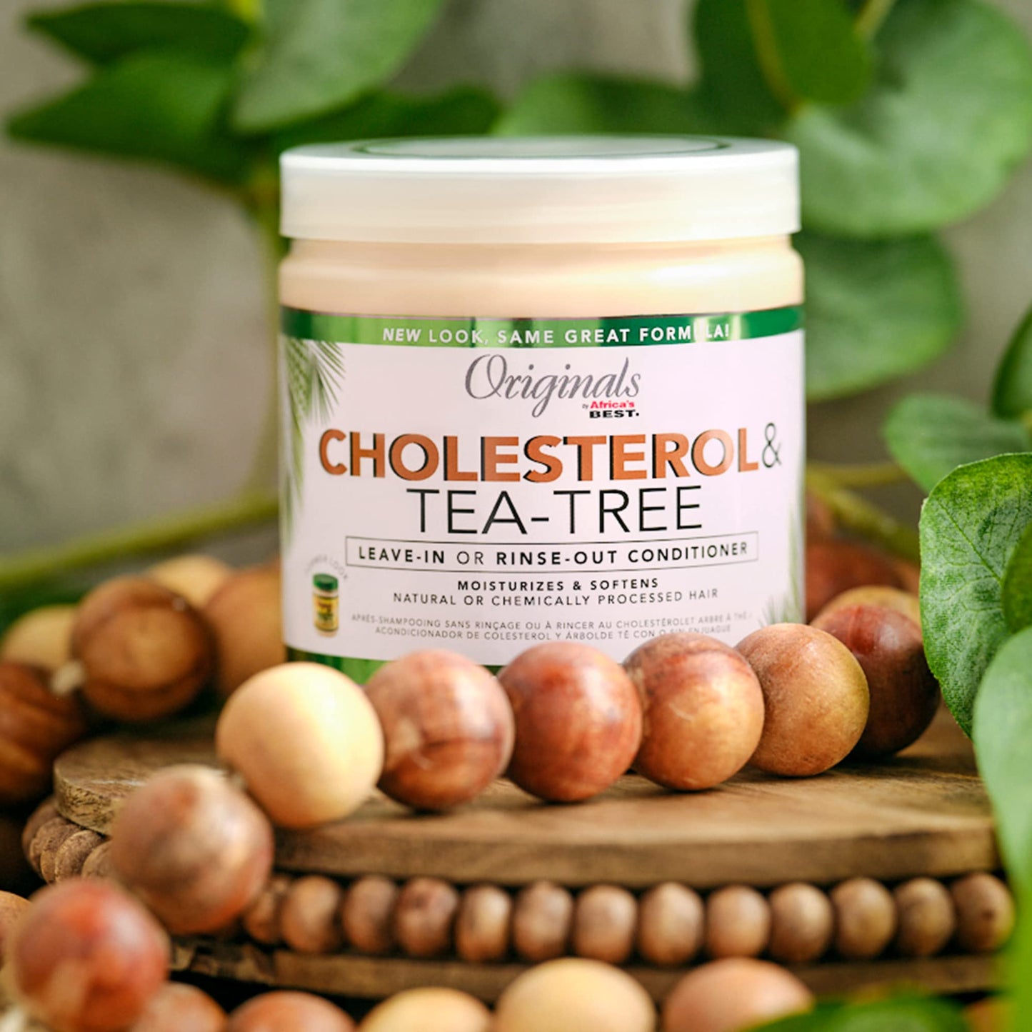 Originals by Africa's Best Cholesterol Tea Tree Oil, Rinse-Out Plus Leave in Conditioner, Repair and Revitalize Damaged, Dry, Overprocessed Hair, 15 Beauty & Personal Care Originals by Africa's Best