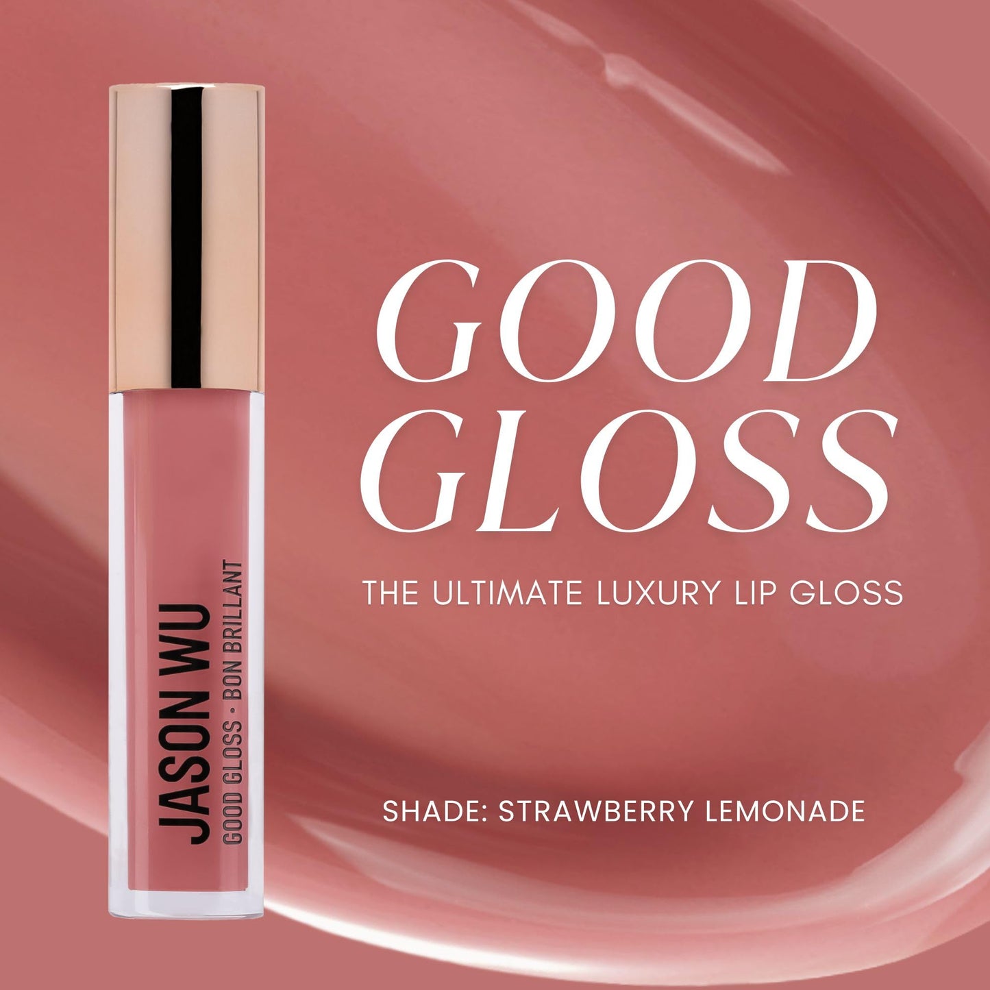 Jason Wu Good Gloss - Hydrating Non-Sticky Lip Gloss - GG05 Strawberry Lemonade Beauty & Personal Care Jason Wu