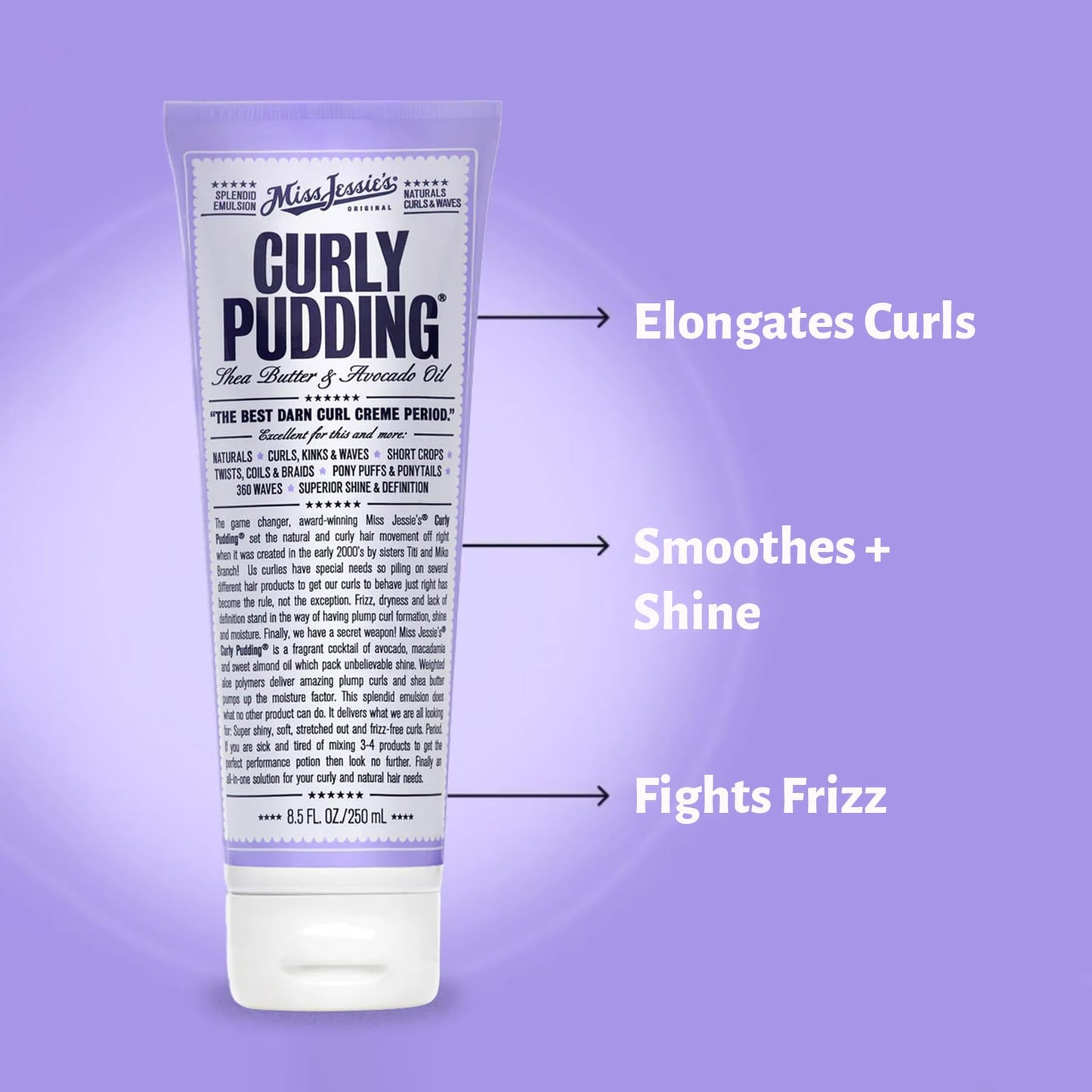 Curly Pudding by Miss Jessies for Unisex - 8.5 oz Cream Beauty & Personal Care Miss Jessie's