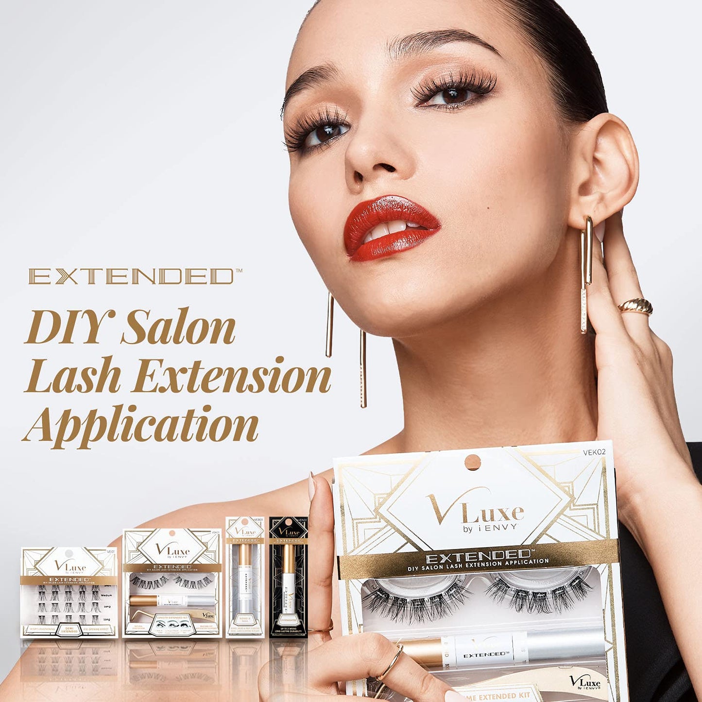 i•ENVY DIY Eyelash Extension Overnighter - Lasting Your lash up to 1-2 Weeks Long, Foolproof & Smudge-Free Beauty & Personal Care i•ENVY