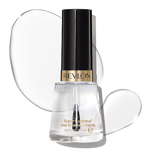 Revlon Super Lustrous Nail Polish, Chip-Resistant & Longwear Formula, High Shine Finish, 771 Clear, 0.5 fl oz Beauty & Personal Care REVLON