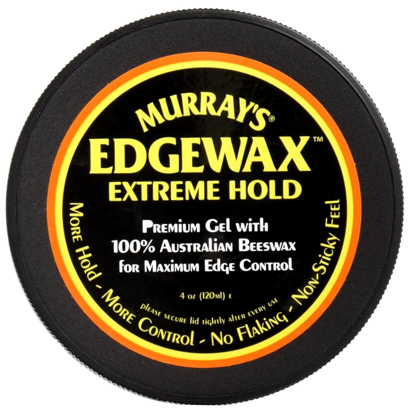 Murrays Edgewax Gel 4 Ounce Jar Extreme Hold (120ml) (6 Pack) Beauty & Personal Care Murrays