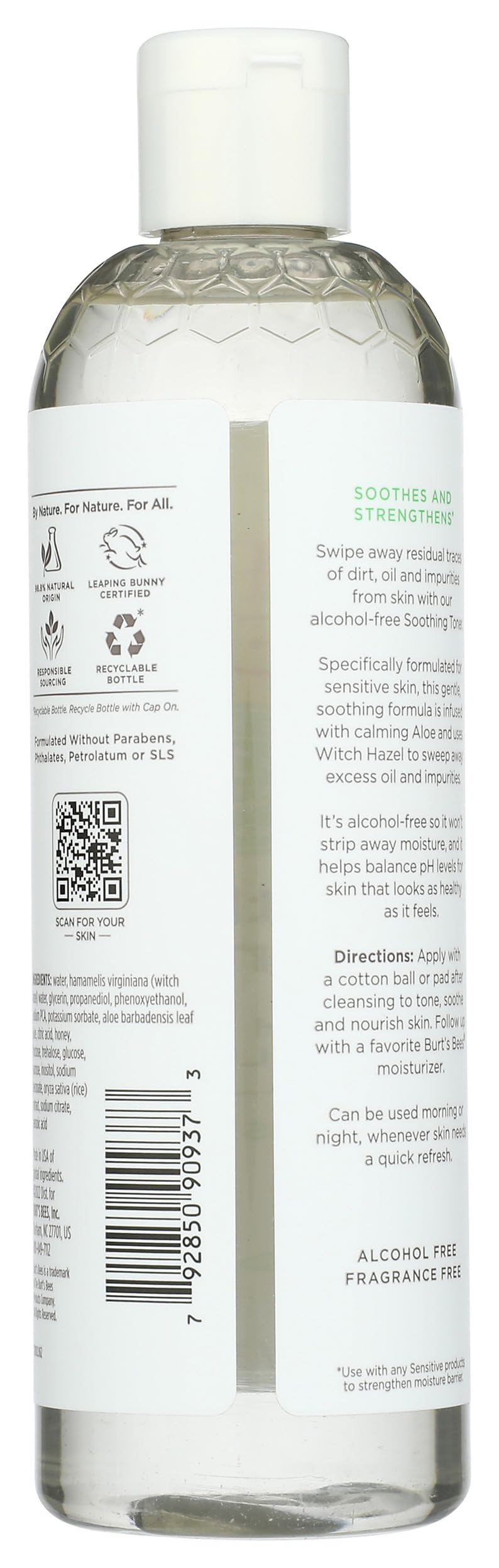 Burts Bees Sensitive Toner With Aloe Vera Unisex 12 oz Beauty & Personal Care Burt's Bees