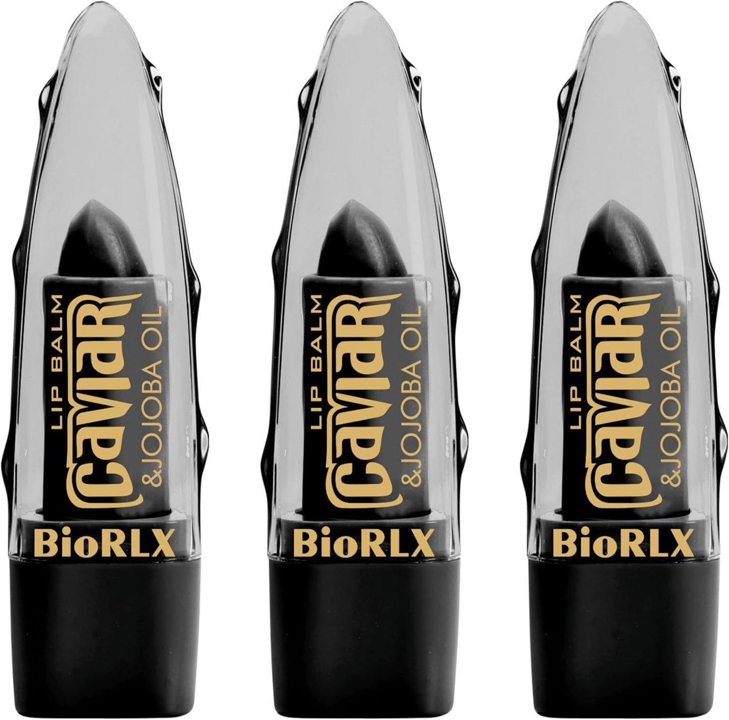 BioRLX Caviar & Jojoba Oil Lip Balm - Luxurious Color-Free Lip Care for Intense Moisture and Smoothness (There Lip Balm) (Caviar & Jojoba, 0.12 Ounce Beauty and Personal Care BioRLX