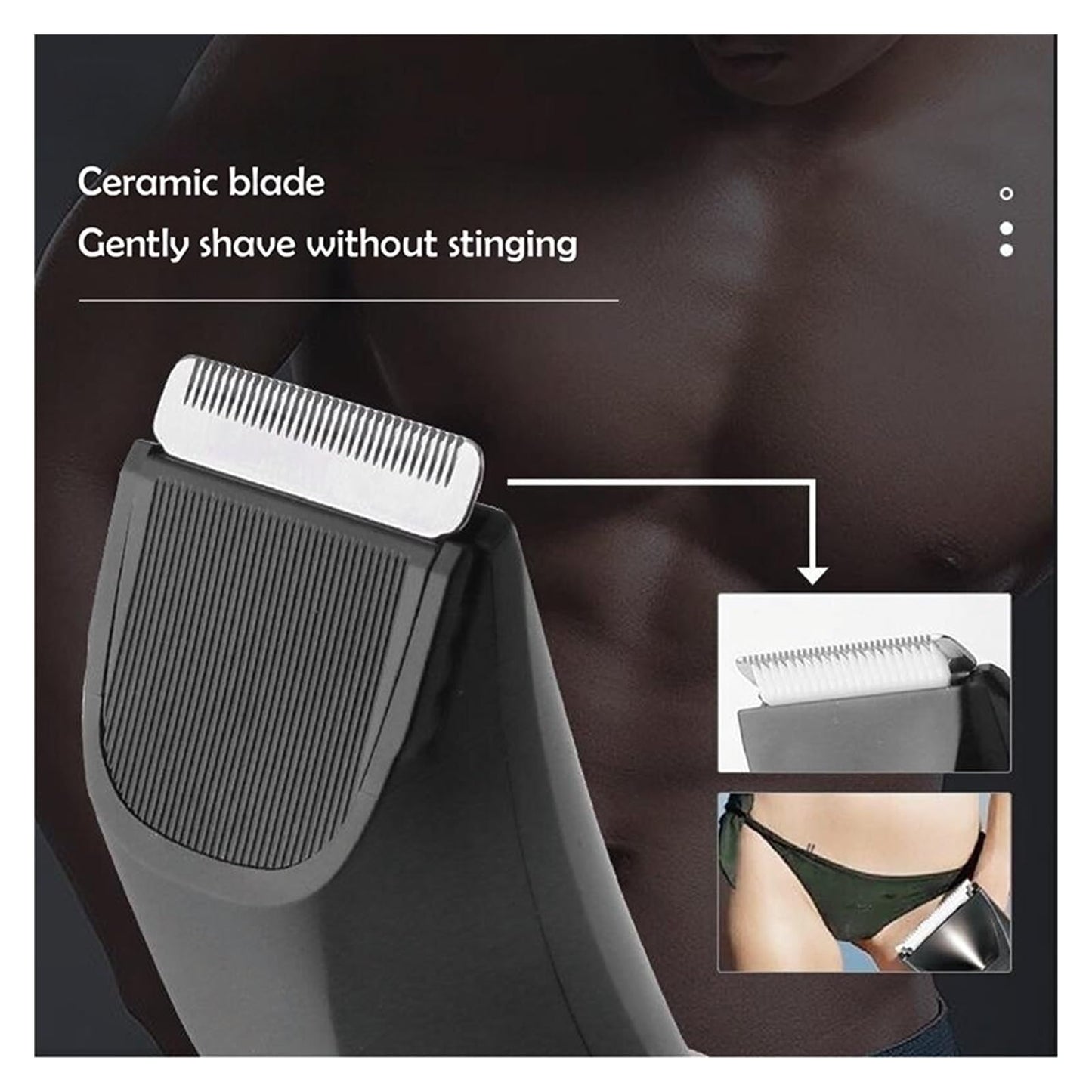 Razors Washable Electric Groin Body Trimmer Ball Groomer Beard Grooming Rechargeable Beauty and Personal Care EWKYLSEM