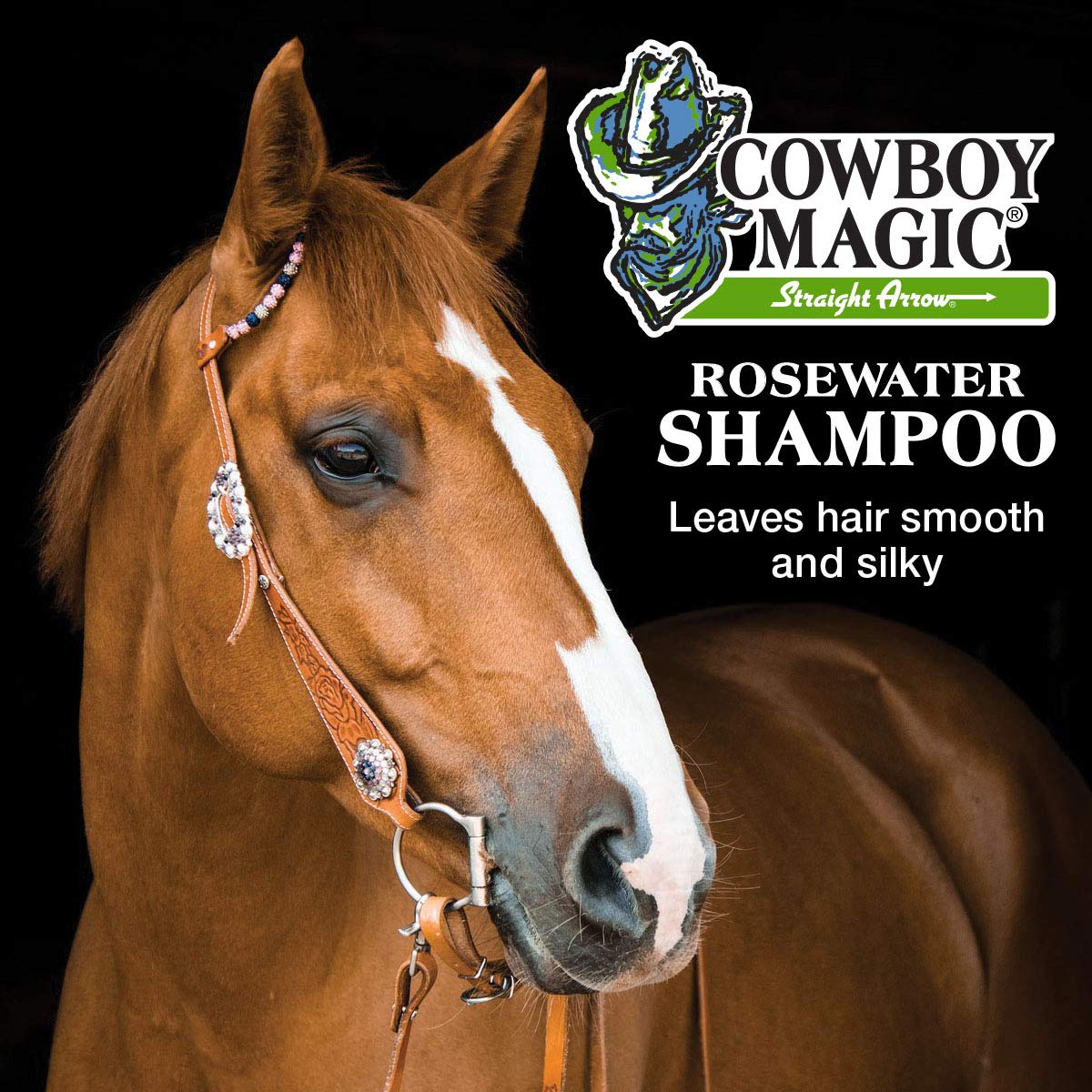 Cowboy Magic Show Ready LIMITED EDITION Box Set - 32 Oz Rosewater Shampoo, 32 Oz Conditioner, 4 Oz Greenspot Remover, 4 Oz Superbody Shine, and Bonus Beauty & Personal Care Cowboy Magic
