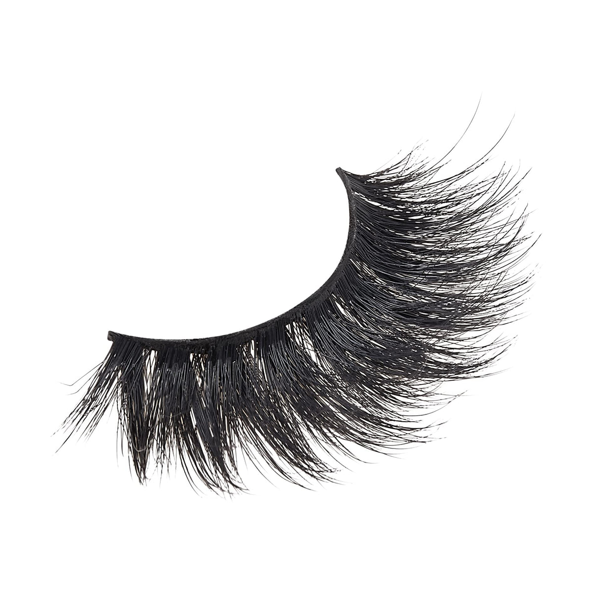 i•ENVY V-Luxe Noir De Noir False Eyelashes Blackest Black Finish, Weightless Volume and Curl False Lashes, Soft & Matte Fibers (Noir Satin)
