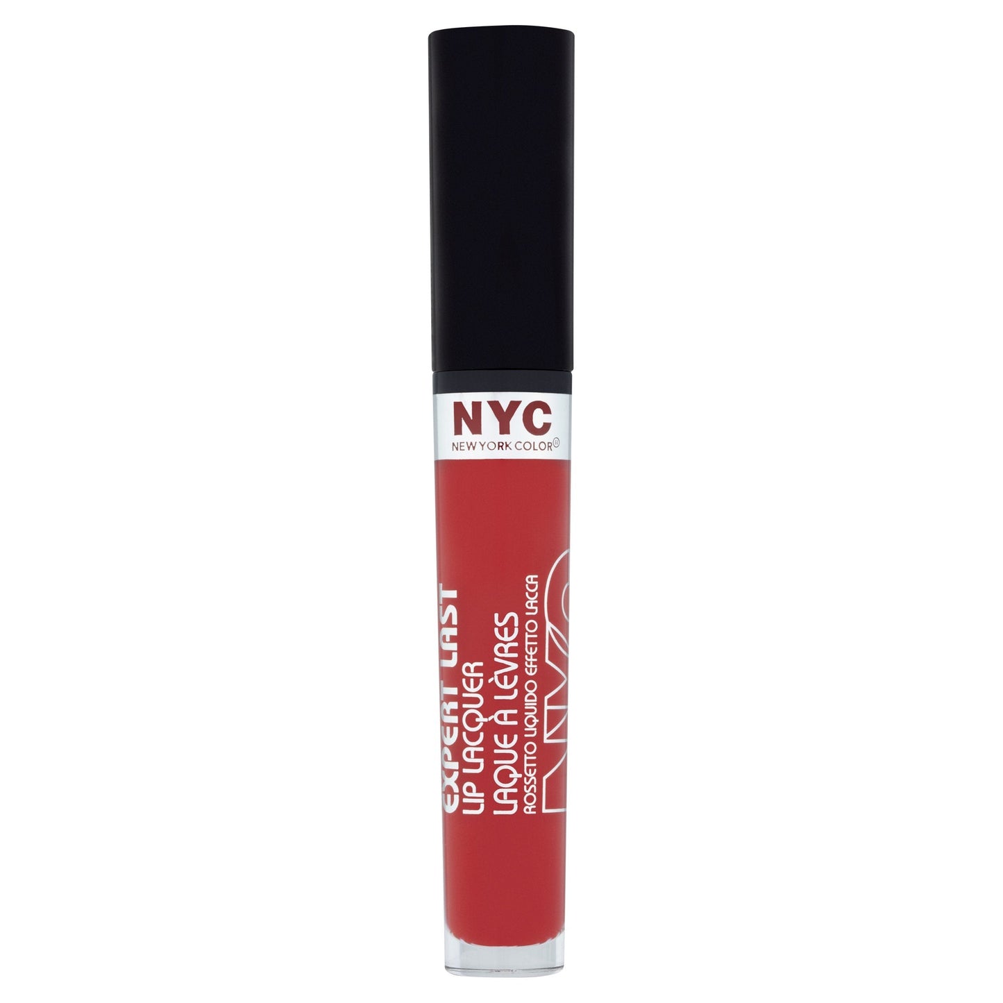 N.Y.C. New York Color Expert Last Lip Lacquer, Rockaway Ruby, 0.15 Fluid Ounce Beauty & Personal Care NYC
