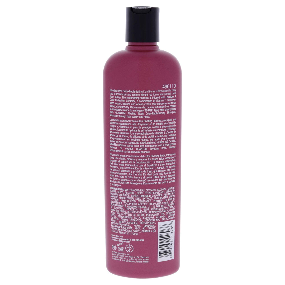 Quantum Colors Color Replenishing Conditioner, Riveting Reds, 10.1 Fl.Oz (986352) Beauty & Personal Care Quantum