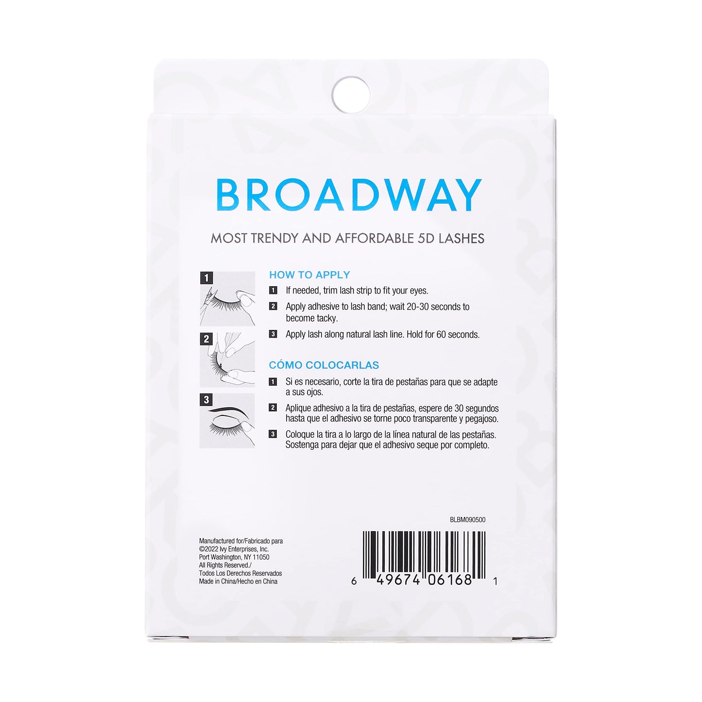 Broadway Eyes Strip False Eyelashes Multipack Fake Eyelashes Natural to Dramatic Look Lash Set 5 Pairs (09) Beauty & Personal Care Broadway Eyes