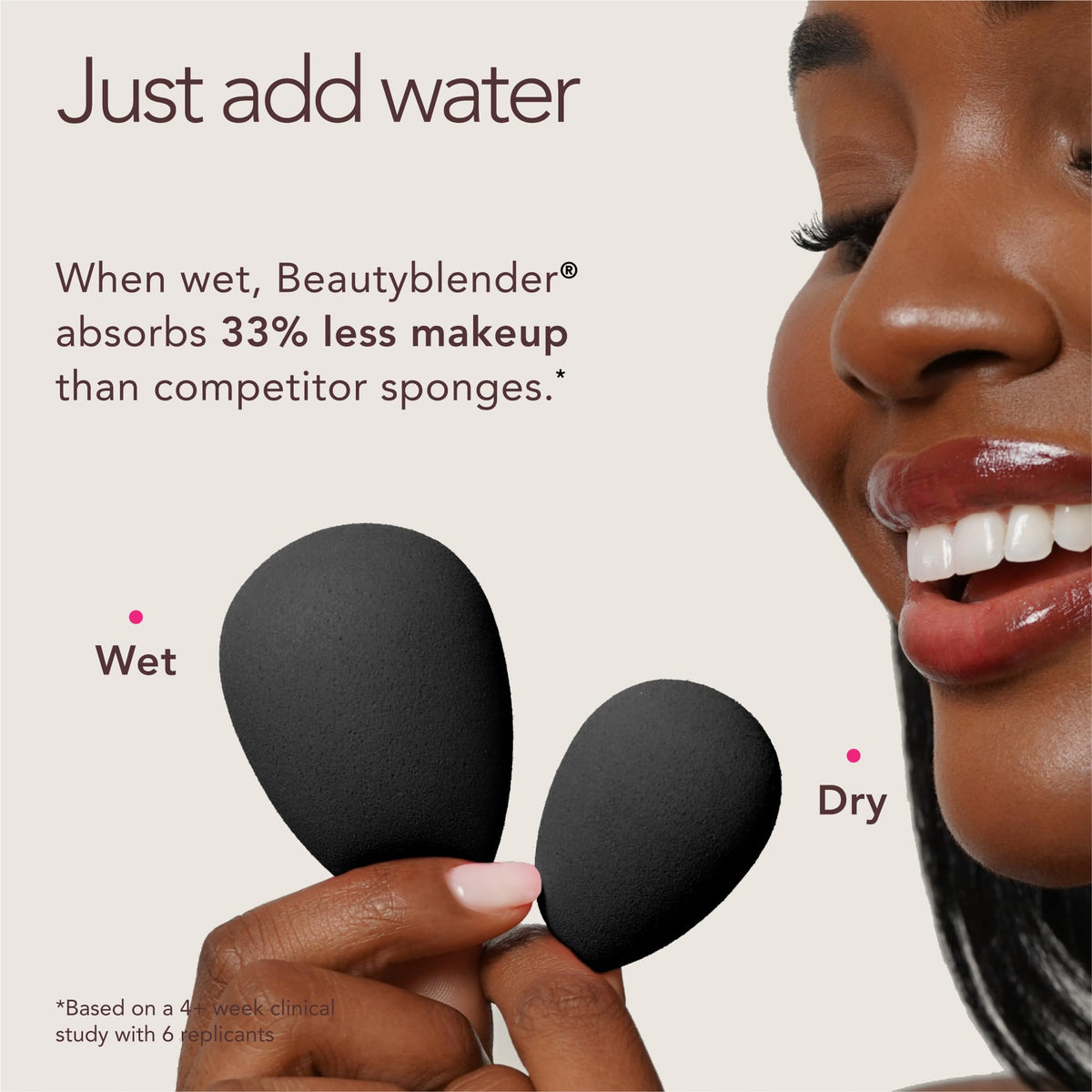 Beautyblender® | Pro Blender Makeup Sponge | Blend Liquid Foundations, Powders and Creams | Streak Free Application | Vegan, Cruelty Free | Made in