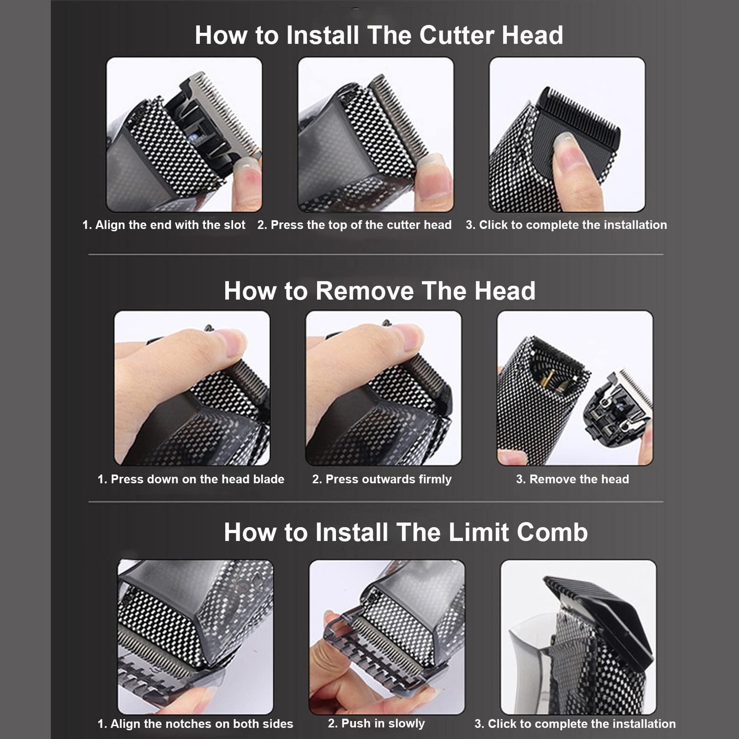 Yunir Hair Clippers, Pro Cordless USB Rechargeable Hair Clipper and Trimmer, Cordless Hair Clippers with Automatic Hair Suction, Hair Cutting Kit Beauty and Personal Care Yunir