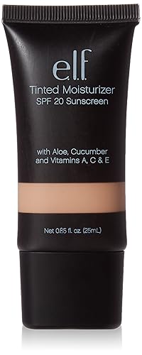Tinted Moisturizer, Light Coverage with SPF 20, Ivory, 0.88 Fl Oz Beauty & Personal Care e.l.f.