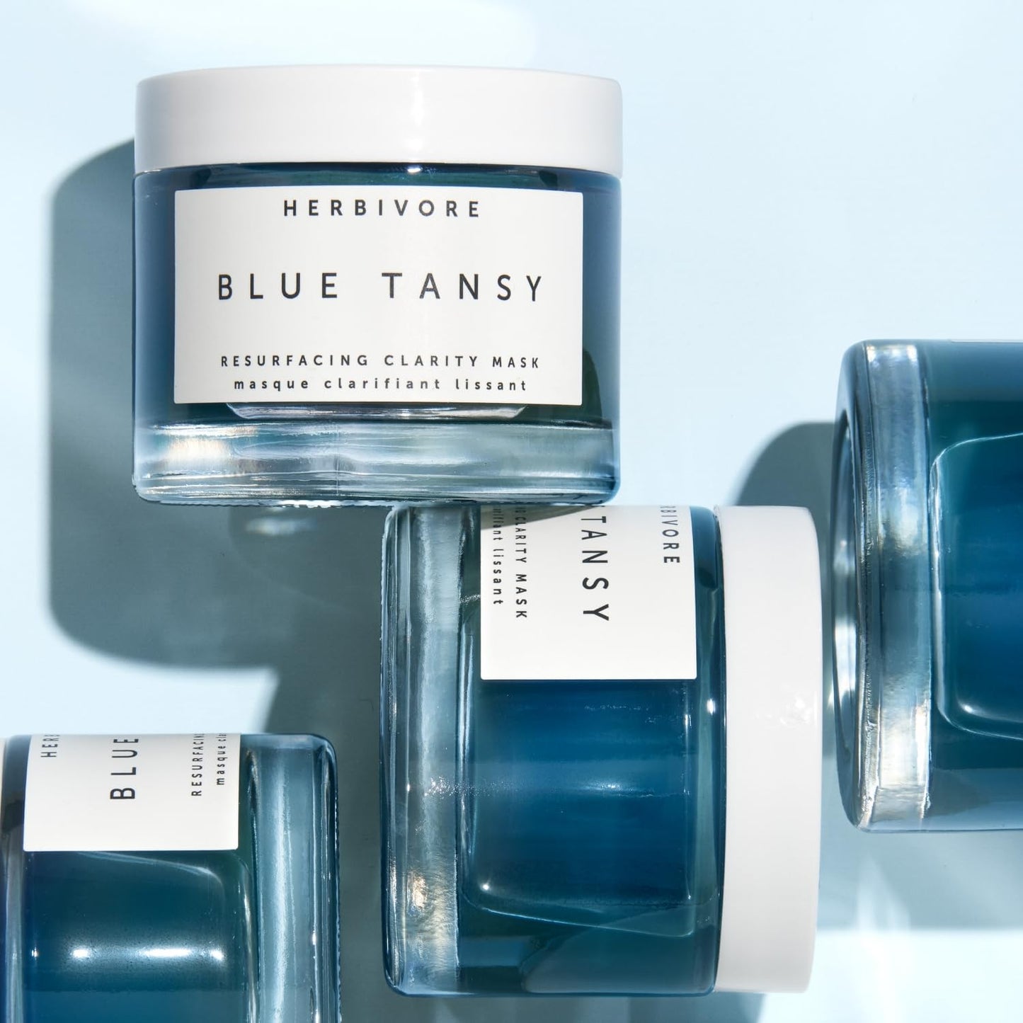 HERBIVORE Blue Tansy Resurfacing Clarity Mask | Acne Clarifying Face Mask Reduces Redness & Refines Pores | for Oily Skin, Vegan, 60 mL / 2.02 oz Beauty & Personal Care HERBIVORE