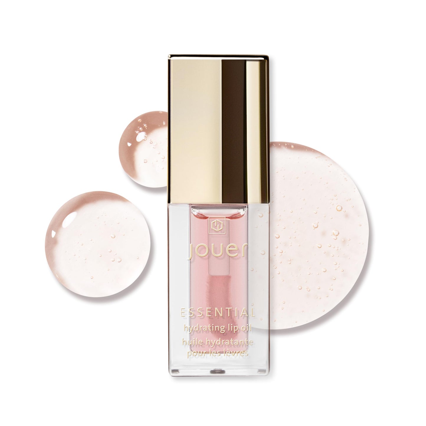 Jouer Essential Hydrating Lip Oil - Natural Shine - 99% Plant-Derived Ingredients - Fragrance Free - Non-Sticky - Nourishes Dry Lips - Paraben, Gluten Beauty & Personal Care Jouer