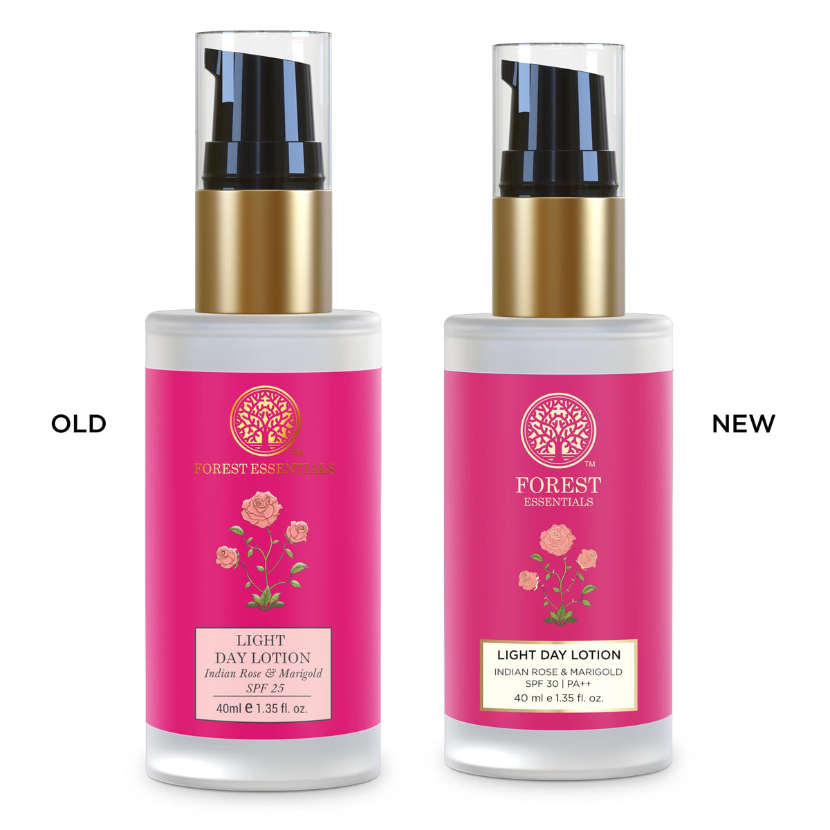 Forest Essentials Light Day Lotion - Indian Rose & Marigold 40ml