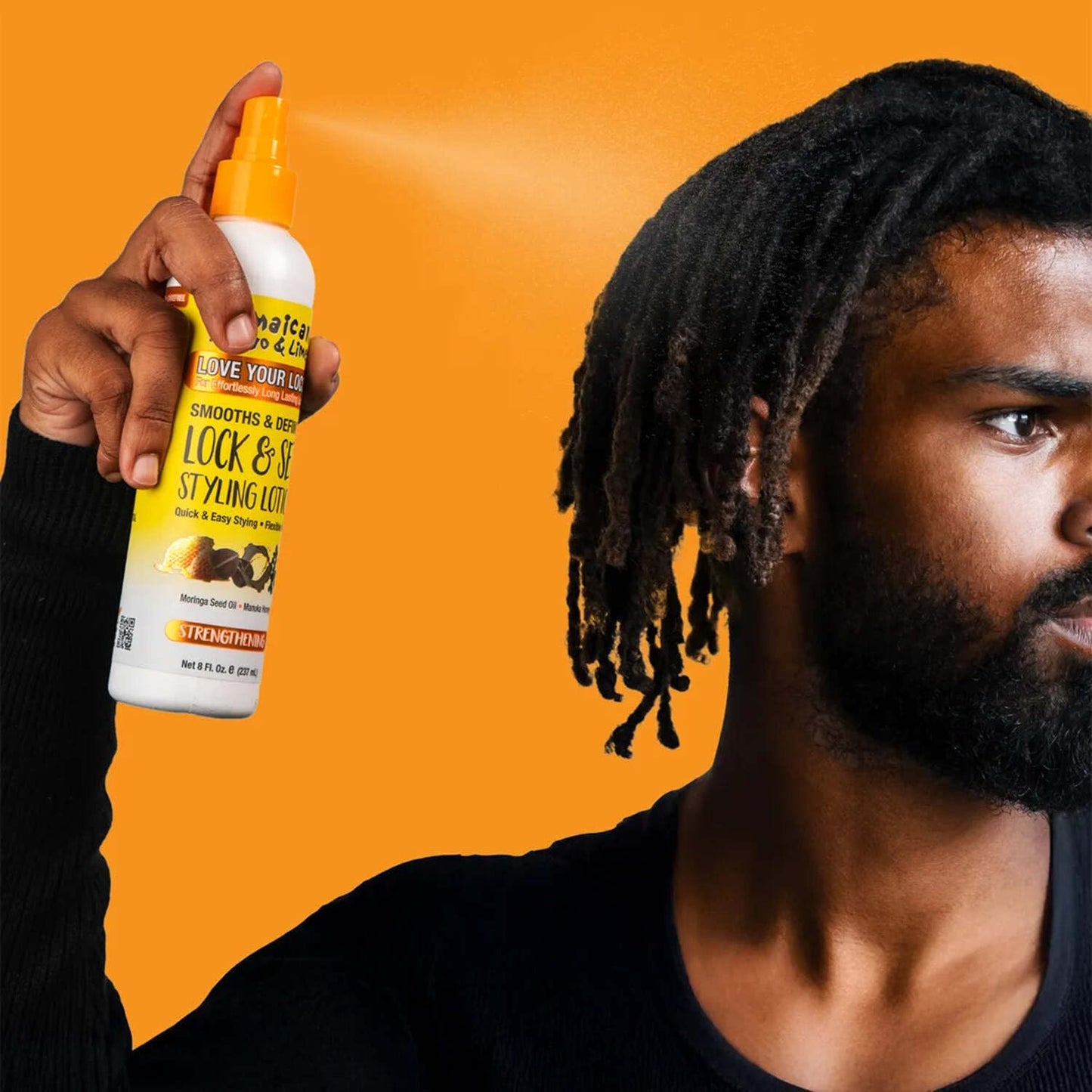 Jamaican Mango & Lime Love Your Locs Lock & Set Styling Lotion - Long-Lasting Hold & Shine for Locs, Braids, Twists & Natural Hair - Flake-Free Beauty & Personal Care Jamaican Mango & Lime