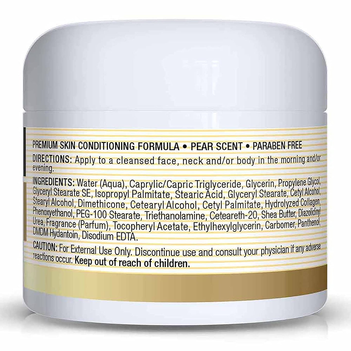 MASON NATURAL Collagen Premium Skin Cream - Anti Aging Face and Body Moisturizer, Intense Skin Hydration and Firmness, Pear Scent, Paraben Free, 2 OZ Beauty & Personal Care MASON NATURAL