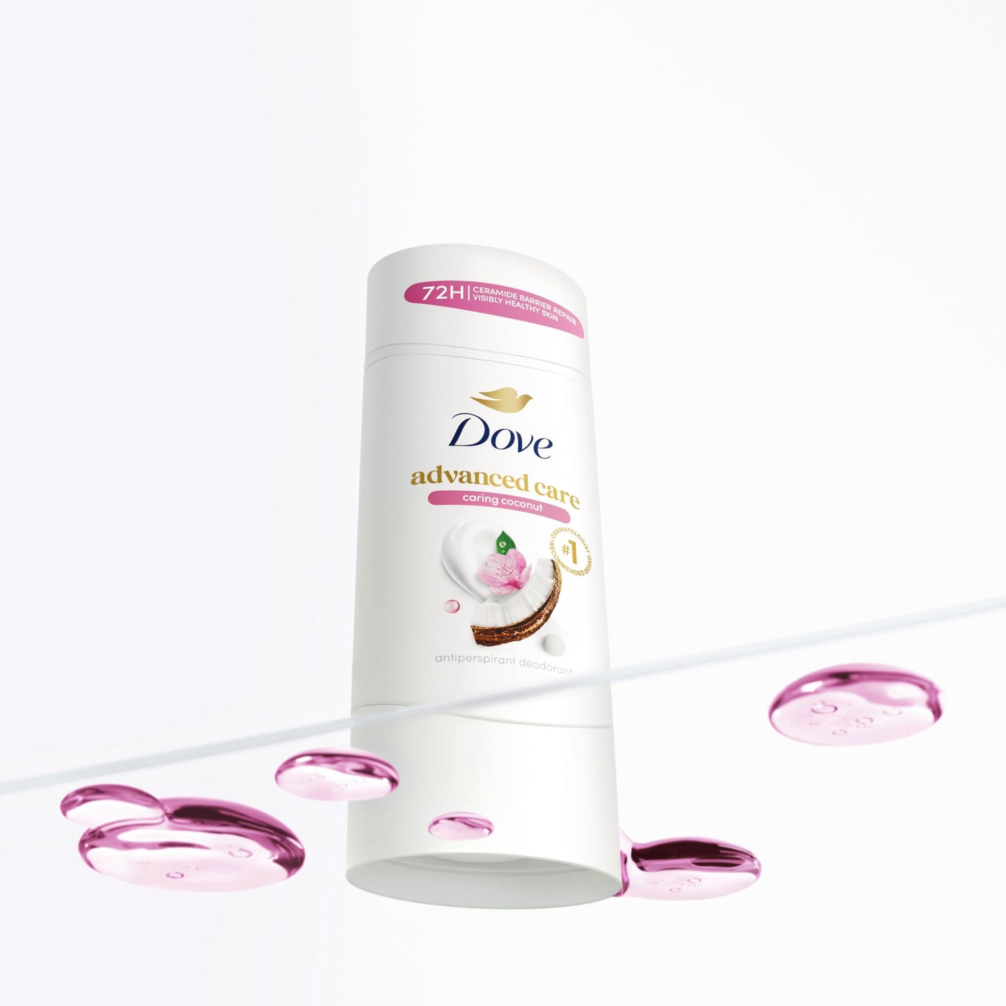 Dove Advanced Care Antiperspirant Caring Coconut, 2 Count Deodorant Stick for Women, for 48 Hour Protection And Soft And Comfortable Underarms, 2.6 oz Beauty and Personal Care Dove