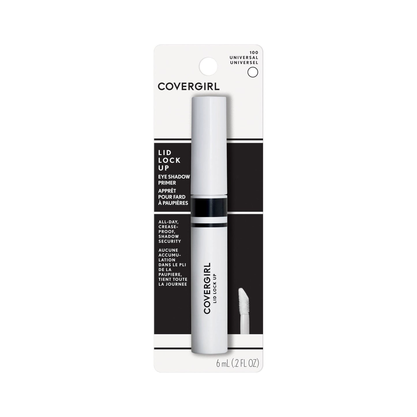 COVERGIRL Lid Lock Up Eyeshadow Primer, Clear, All-Day, Dries Quickly, .06 Pound, Crease-Proof, Shadow Security, Maximizes the Wear and Intensity Beauty & Personal Care COVERGIRL