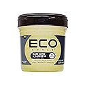 Eco Style Black Castor and Flaxseed Oil Styling Gel - Helps Nourish and Repair Damaged Hair - Promotes Healthy Scalp - Provides Superior Beauty & Personal Care Eco Style
