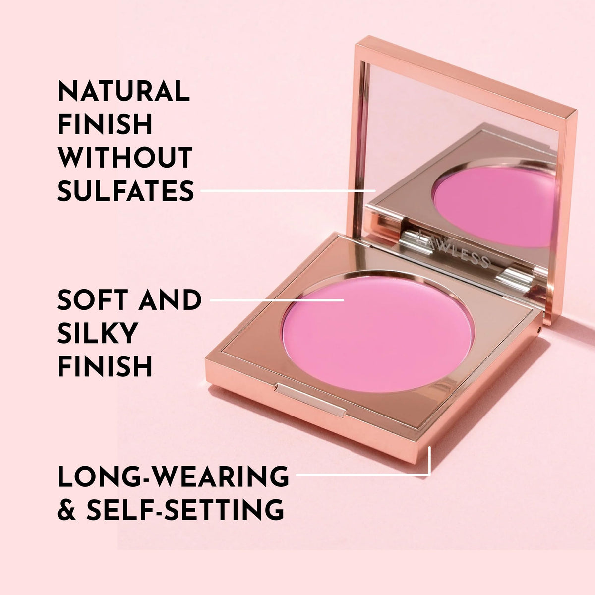 LAWLESS Pinch My Cheeks Soft-Blur Cream Blush - Gumdrop - Premium Blush with Natural Ingredients to Re-Energize and Protect the Skin While Imparting a