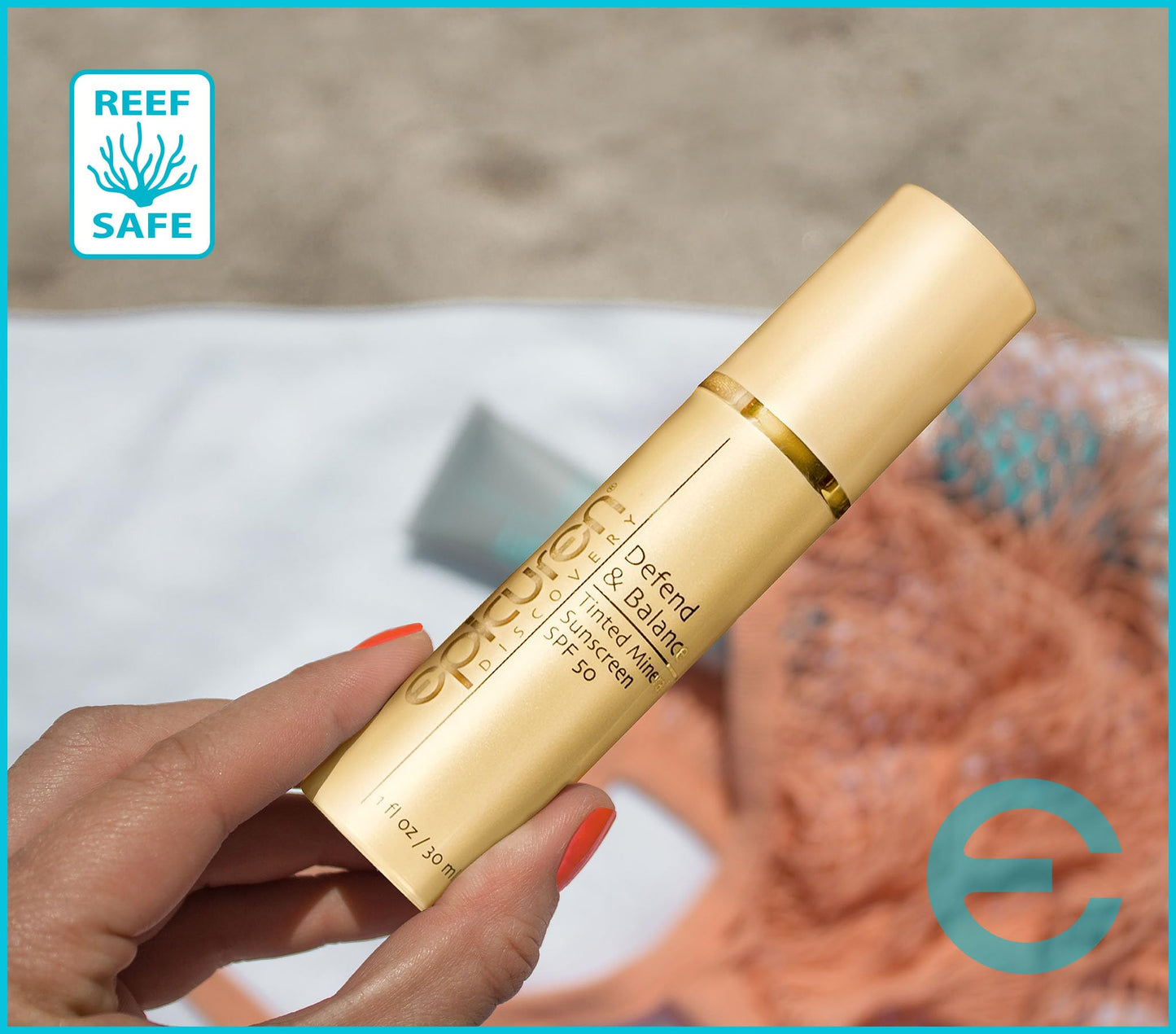 Epicuren Discovery Defend & Balance Tinted Mineral Sunscreen™ SPF 50 1 oz., 1 fl. oz. Beauty & Personal Care epicuren DISCOVERY