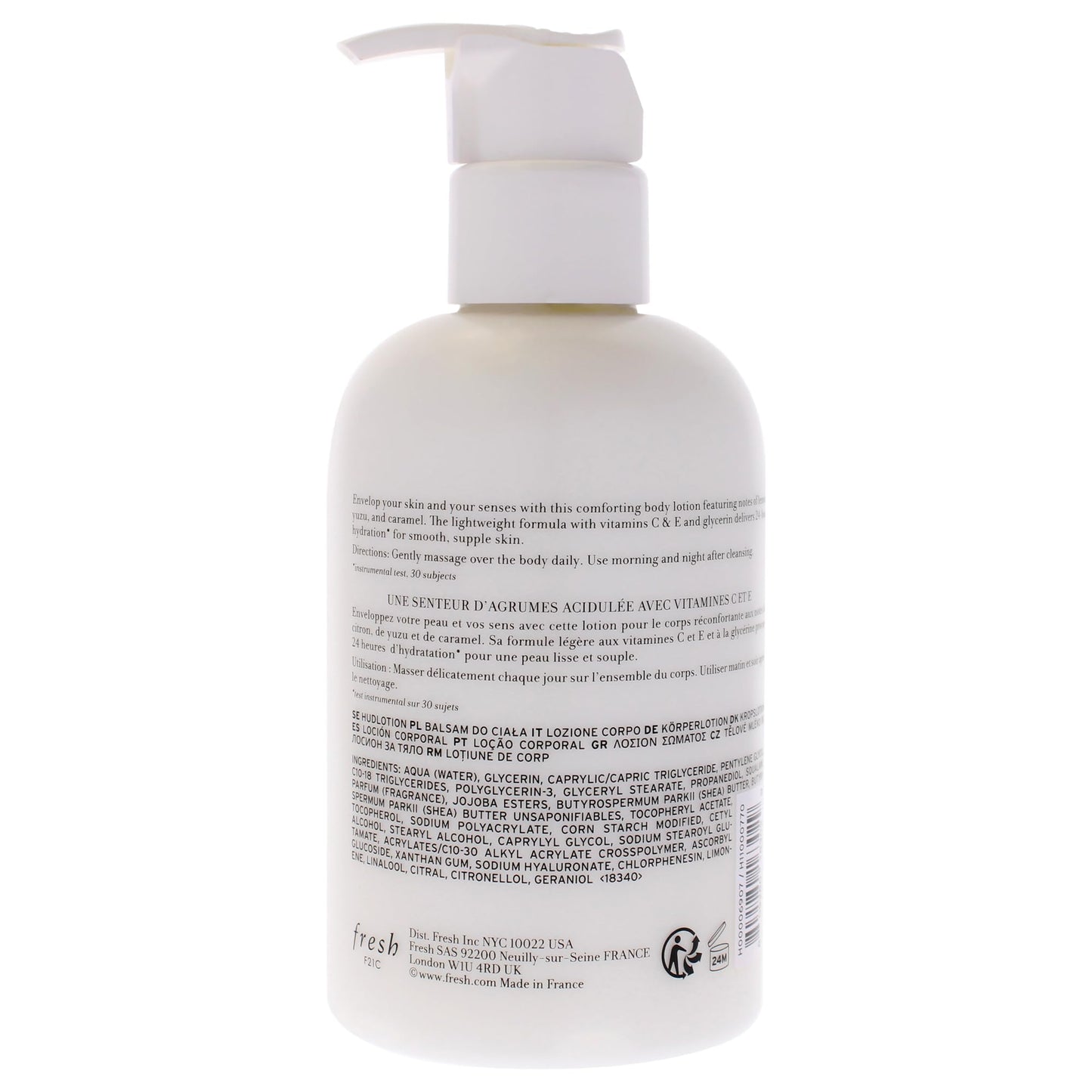 Body Lotion - Sugar Lemon by Fresh for Women - 10 oz Body Lotion Beauty & Personal Care Fresh