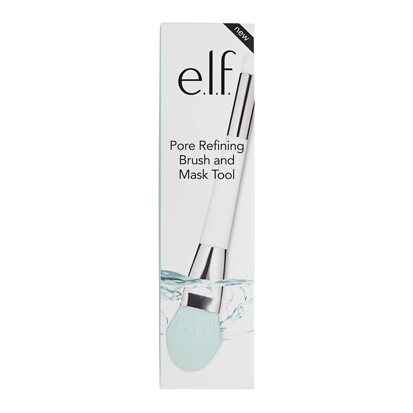 e.l.f., Pore Refining Brush and Mask Tool, Silicone Spatula, Gentle, Versatile, Applies Foundation Mess-Free, Removes Dirt and Makeup, Blends, Easy Beauty & Personal Care e.l.f.