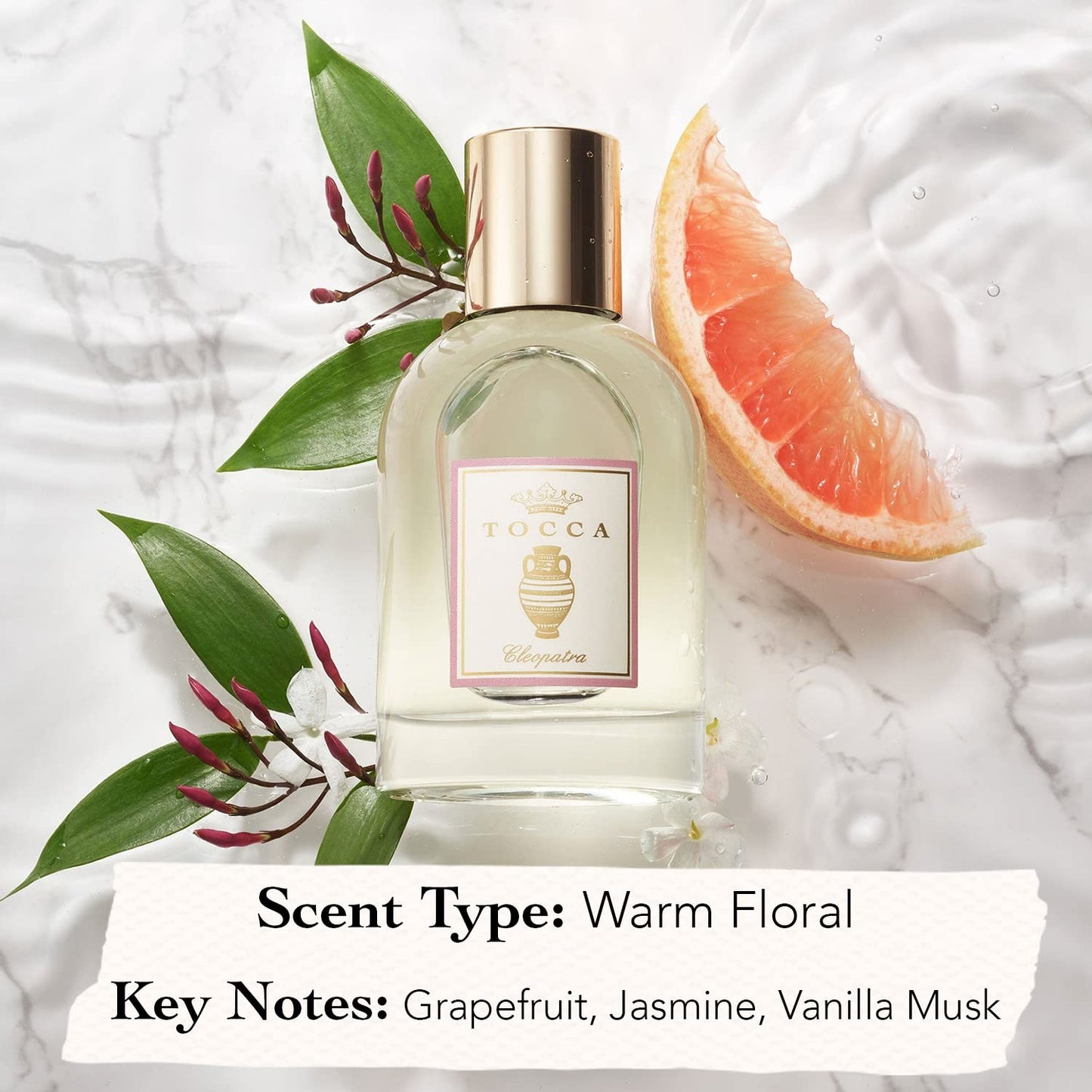 Tocca Cleopatra Scented Dry Body Oil, 3.4 Fl Oz - Olio Sublime Profumato Body Fragrance Featuring Grapefruit, Jasmine & Vanilla Musk Beauty & Personal Care Tocca