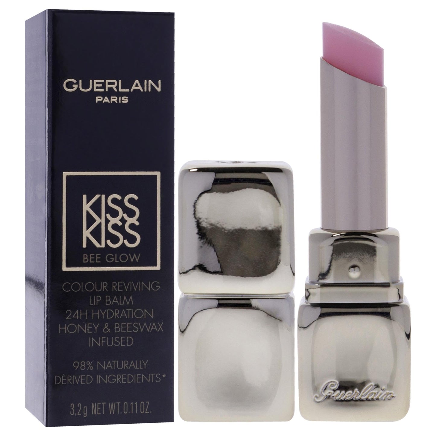 Kiss Kiss Bee Glow Lip Blam - 258 Rose Glow by Guerlain for Women - 0.11 oz Lip Balm Beauty and Personal Care Guerlain