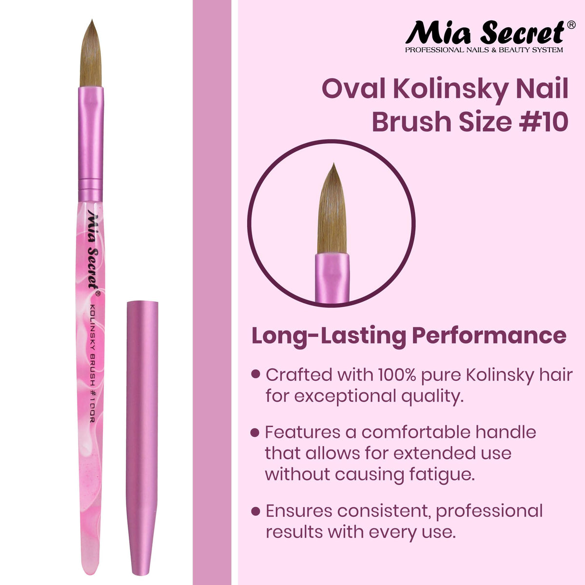 Mia Secret Kolinsky Nail Brush #10