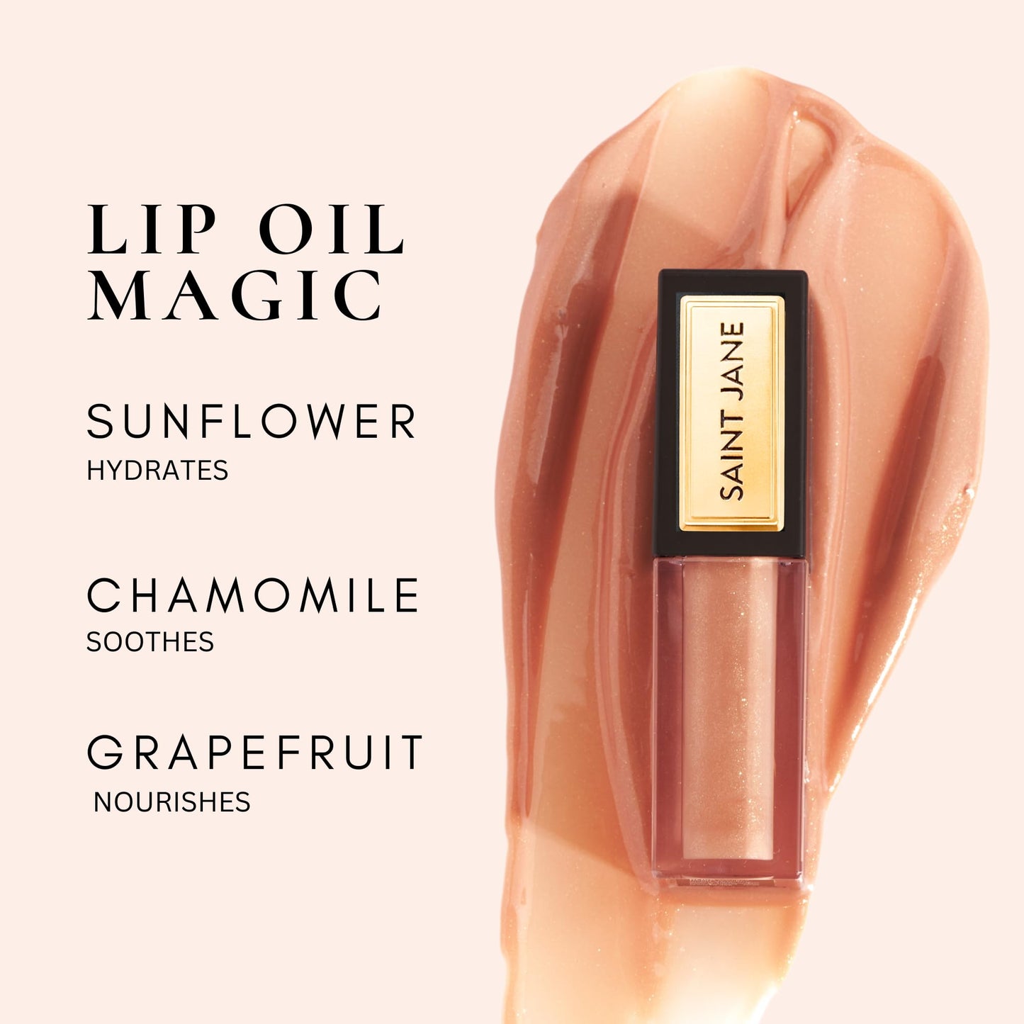SAINT JANE - Luxury Lip Oil | Luxury, Floral-Infused, Clean Skincare (Alchemy, 0.15 oz | 4.5 ml) Beauty & Personal Care SAINT JANE