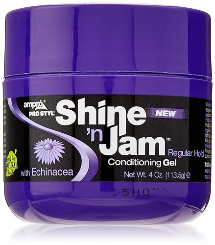 Shine N Jam Conditioning Gel Regular Hold 4 Ounce (2 Pack) Beauty & Personal Care AmPro