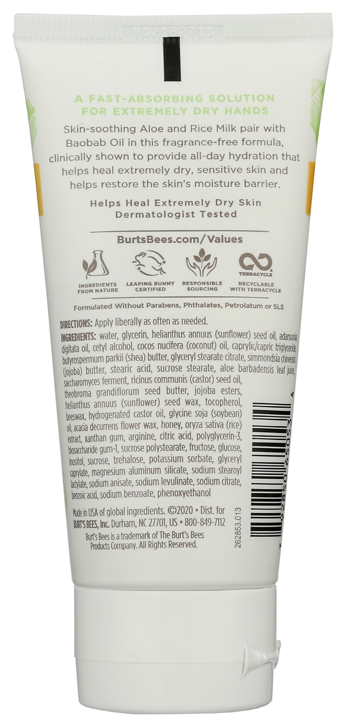 Burts Bees, Hand Cream Sensitive Healing, 2.5 Ounce Beauty & Personal Care Burt's Bees