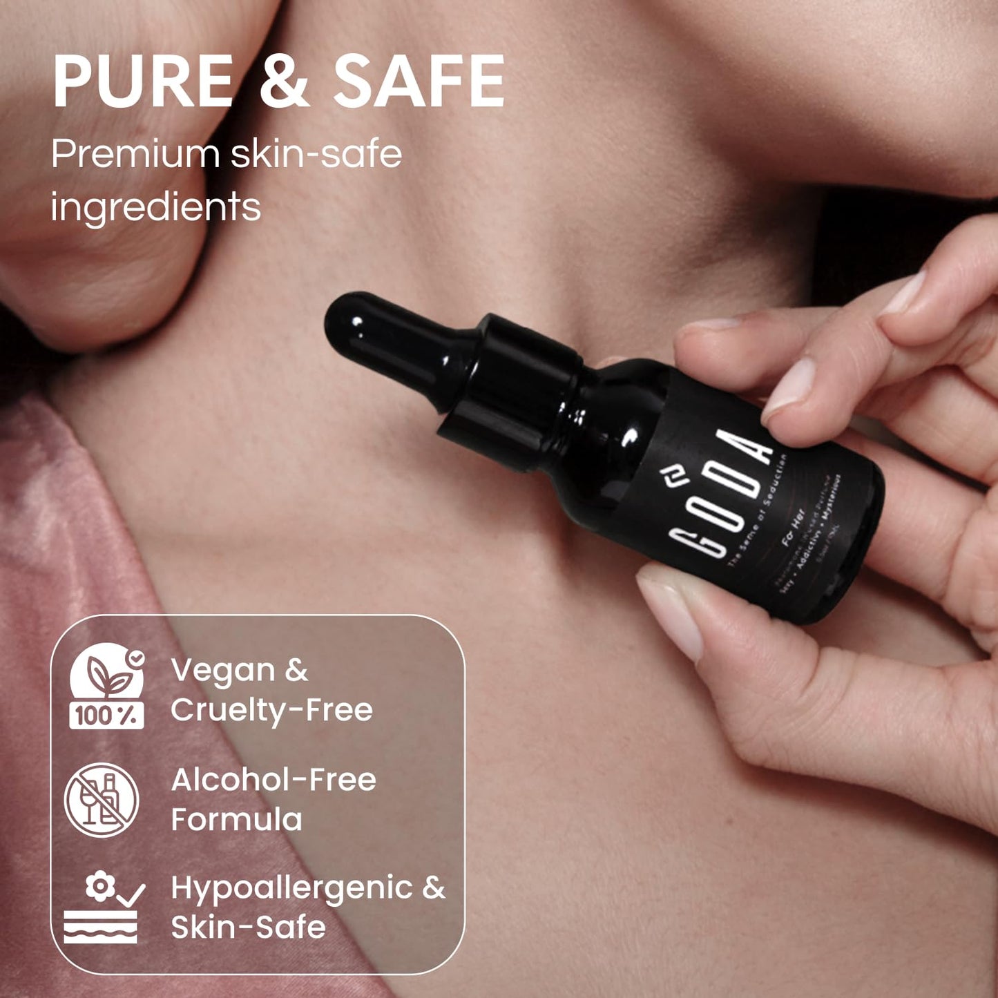 GODA Pheromones Perfume for Women - The Original - Long-Lasting Women's Fragrances with Jasmine and Rose, Vegan & Cruelty-Free - 15ml/0.50 fl. oz Beauty & Personal Care GODA