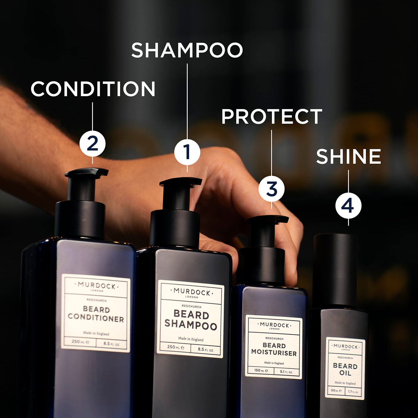 Murdock London Lightweight Beard Moisturizer For Men - Hydrating Beard Softener for Men & Skin Comfort - Clean Label Moisturizer for Daily Use, Reduce Beauty and Personal Care Murdock London