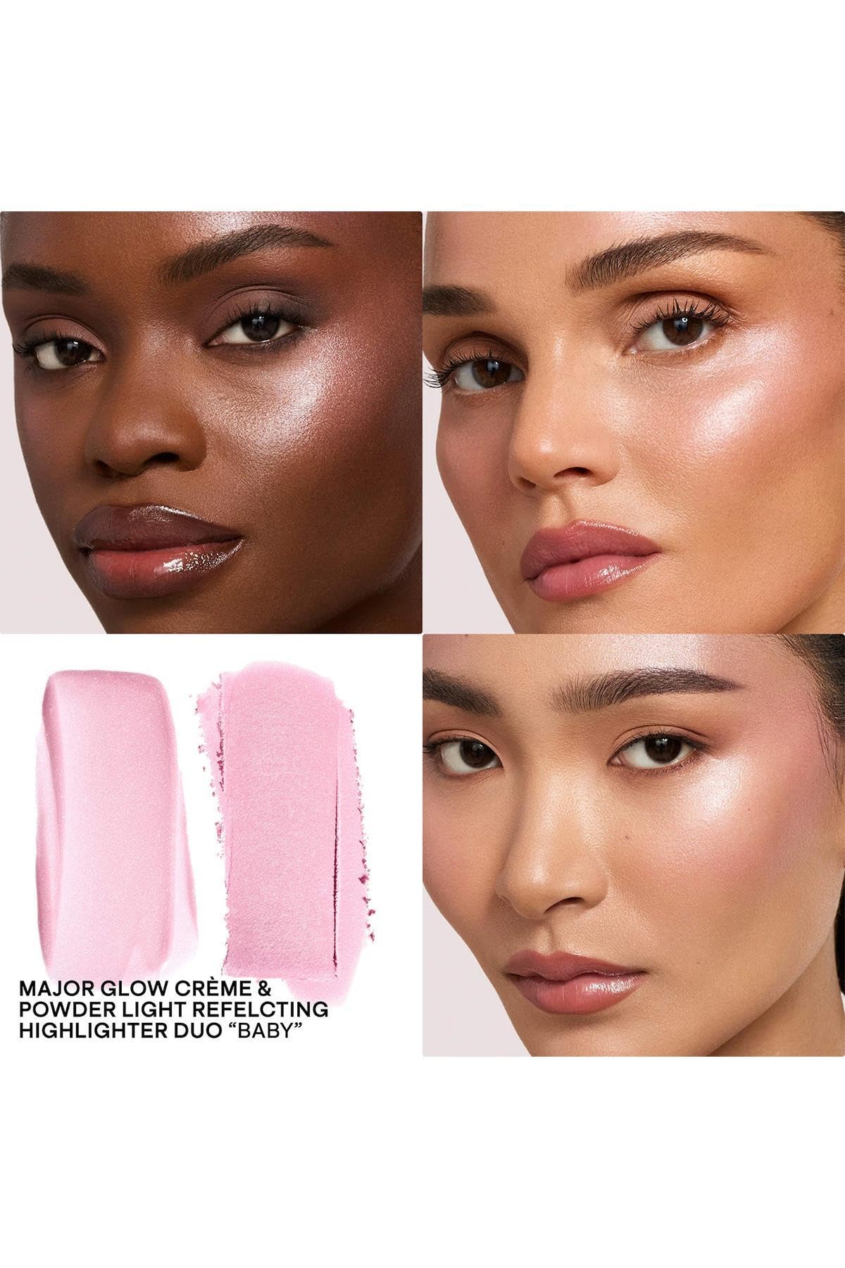 Radiant Highlighter Duo: Cream & Powder, Light Reflecting, Translucent by Patrick Ta