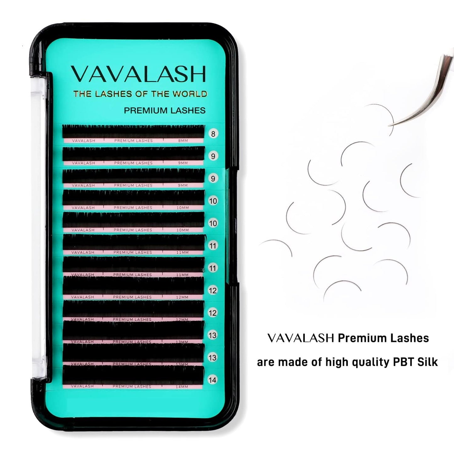 Eyelash Extensions 0.05 DD Curl 13-20mm Lash Extensions Supplies Individual Lashes Premium Silk Volume & Classic Lash Soft Matte Dark Professional Beauty & Personal Care VAVALASH