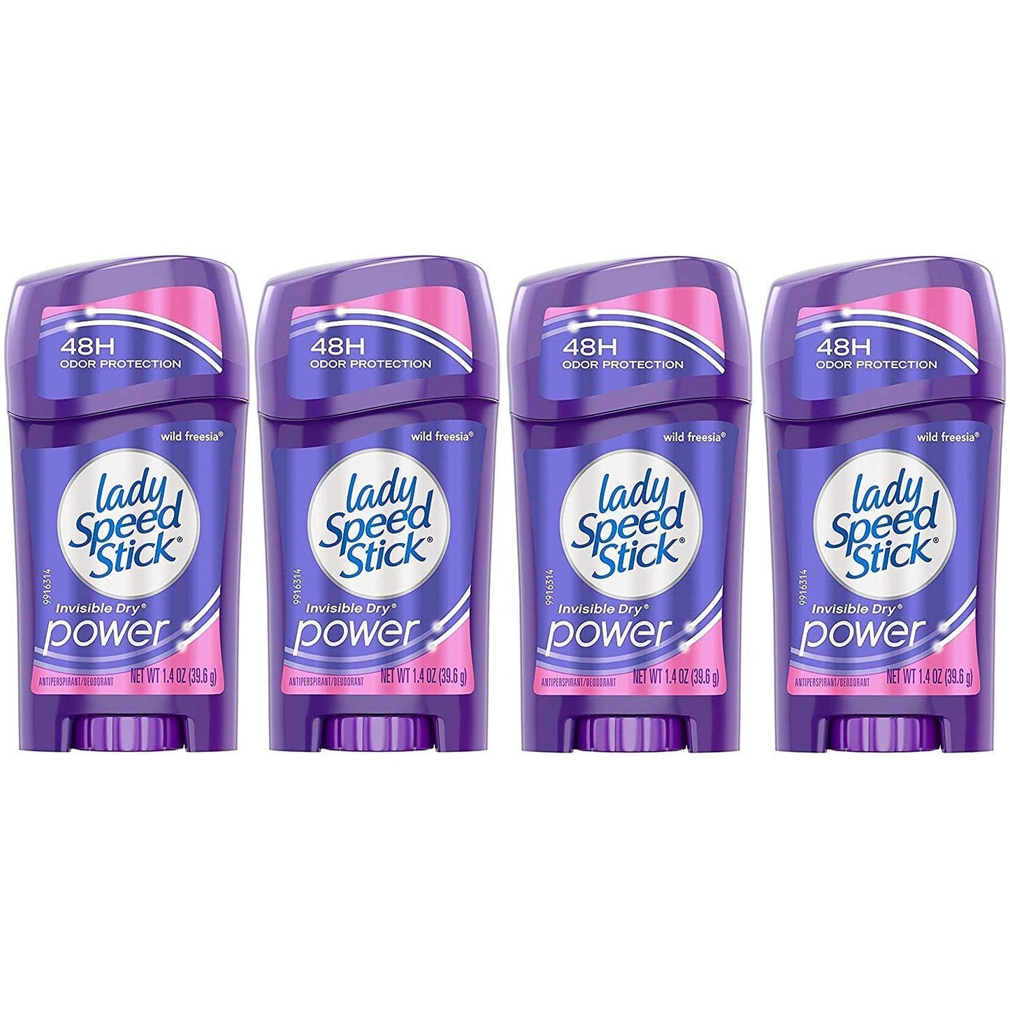 Lady Speed Stick Antiperspirant Deodorant Invisible Dry Wild Freesia 1.40 oz (Pack of 4) Beauty and Personal Care Lady Speed Stick
