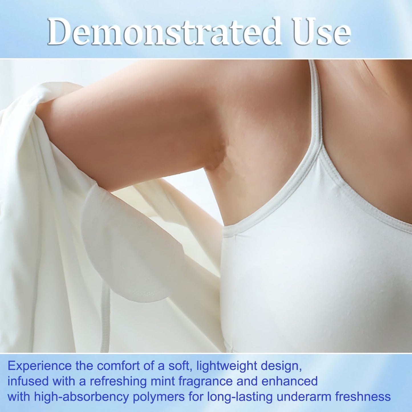 60PCS Armpit Sweat Pads - Ultra-Absorbent Underarm Dress Shields for Men & Women Discreet & Disposable Armpit Sweat Protection (L) Beauty and Personal Care jwflck