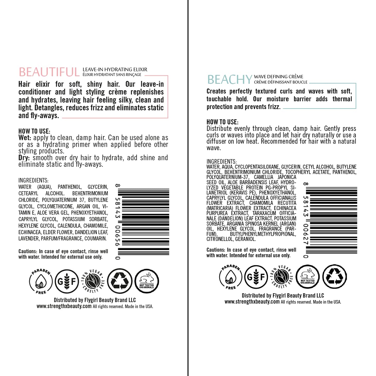 Strength x Beauty 4 pc. Beachy Kit | Fine to Medium Hair Beauty & Personal Care Strength x Beauty