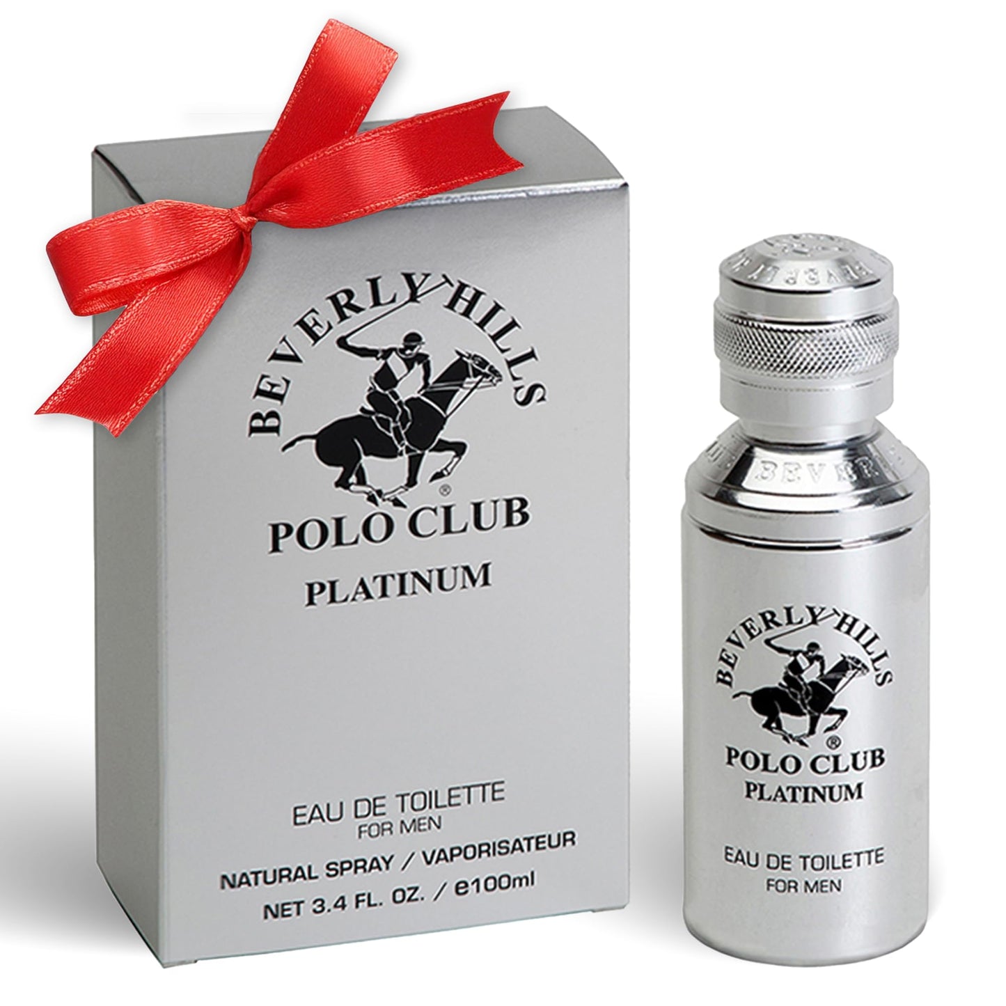 Beverly Hills Polo Club PLATINUM - Cologne for Men with Notes of Cedar, Cinnamon & Orange - Classy & Sexy Fragrance Scent - Eau De Toilette Spray Beauty & Personal Care Beverly Hills Polo Club
